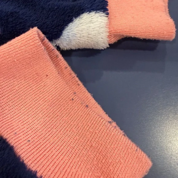 Size 8 Carters/Cat & Jack Fleece Footed Pajamas Set - Picture 12 of 14